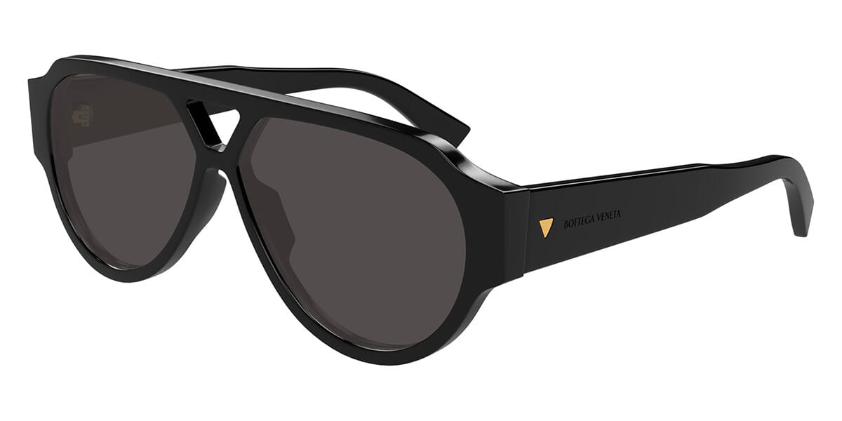 Bottega Veneta BV1318S Aviator Sunglasses in Black – Designer Daydream