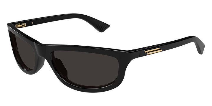 Bottega Veneta BV1327S Wrap Sunglasses in Black