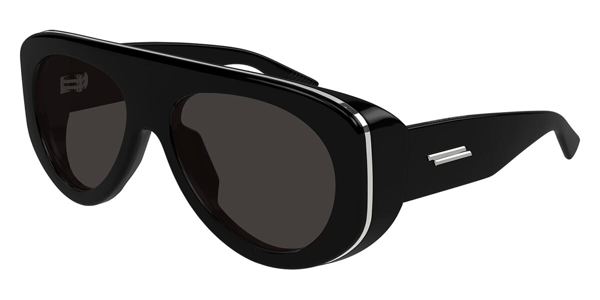 Bottega Veneta BV1362S Oversized Sunglasses in Black – Designer