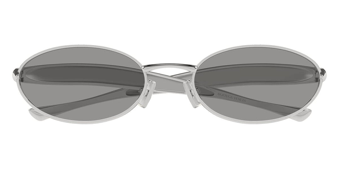 Bottega Veneta BV1386S Sardine Sunglasses in Silver Tint