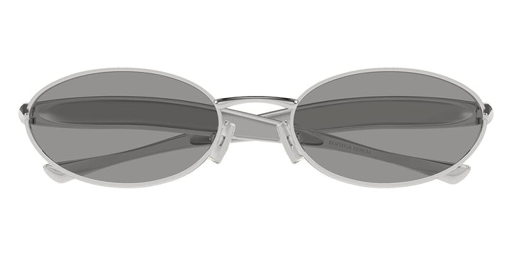 Bottega Veneta BV1386S Sardine Sunglasses in Silver Tint
