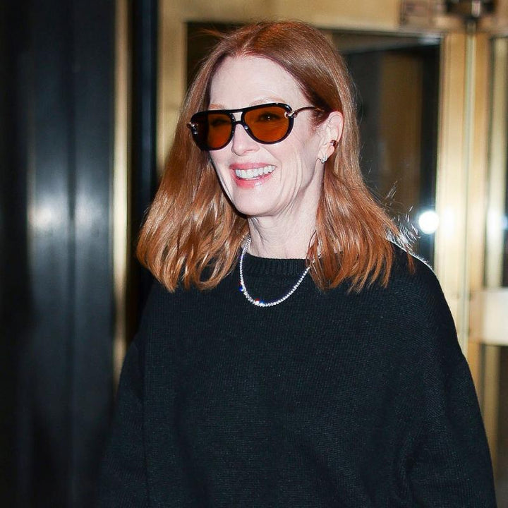 Bottega Veneta BV1418S Aviator Sunglasses in Black Yellow