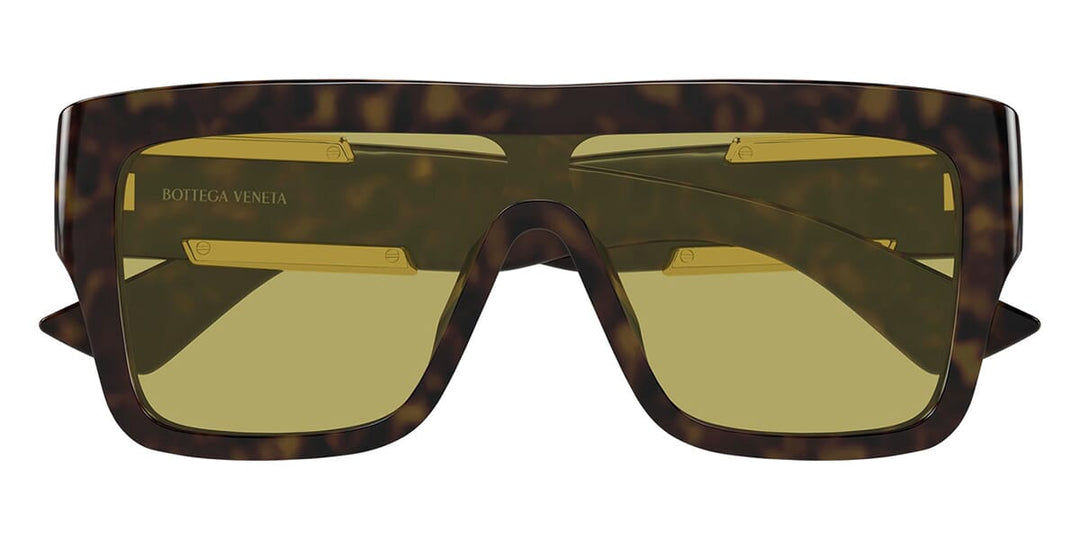 Bottega Veneta BV1451S Havana Brown Mask Sunglasses