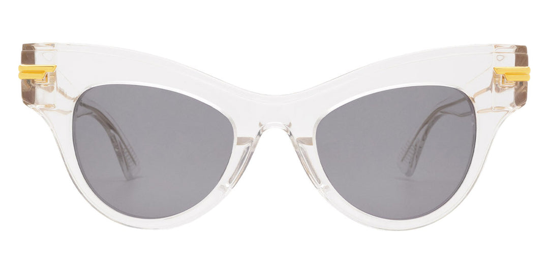 Bottega Veneta BV1004S Gafas de sol grises estilo ojo de gato