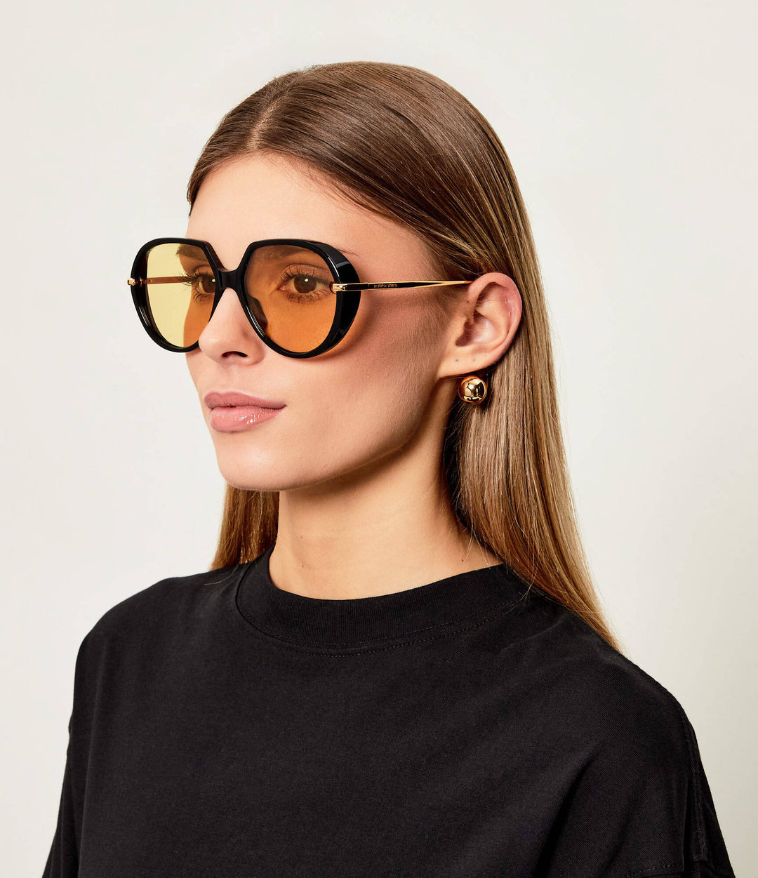 Bottega Veneta BV1436S Drop Earring Sunglasses