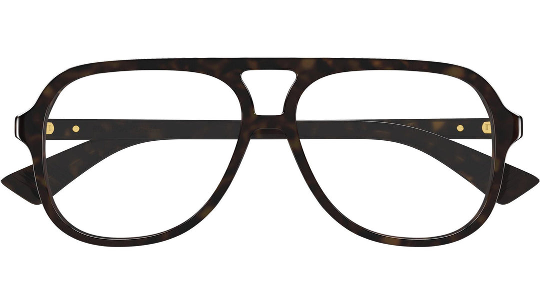 Bottega Veneta BV1417O Havana Pilot Frames