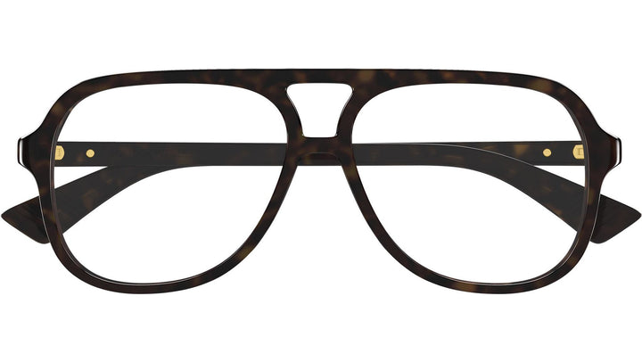 Bottega Veneta BV1417O Havana Pilot Frames