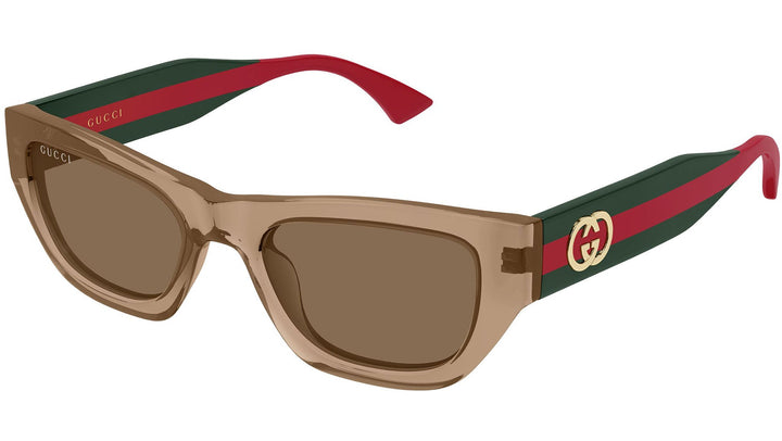 Gafas de sol extragrandes Gucci GG0817S con lentes grises 