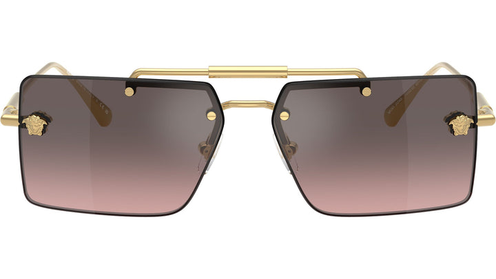 Versace VE2245 Pink Mirror Square Medusa Sunglasses