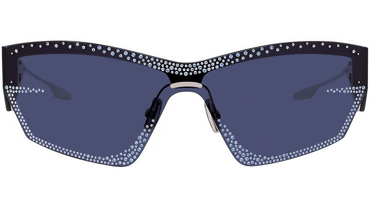 Givenchy GV4100US Cut Strass Silver Shield Sunglasses