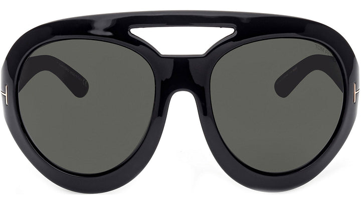 Tom Ford Serena FT0886 Shield Sunglasses in Black