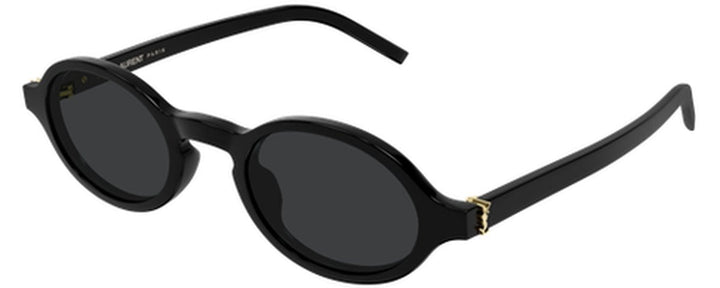 Saint Laurent SL M161 Oval Sunglasses in Black