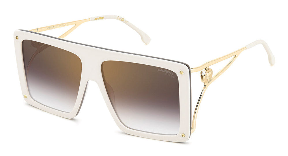 Carrera CA UNICA/S Oversized Mask Sunglasses in White