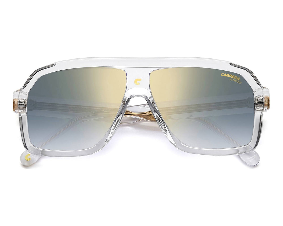 Carrera 1053/S Squared Aviator Sunglasses in Transparent