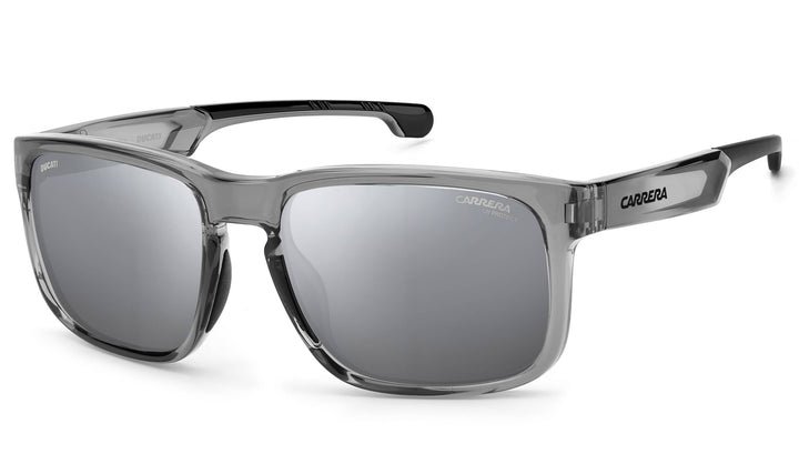 Carrera Ducatti 001/S Sunglasses in Transparent Grey Silver Mirror