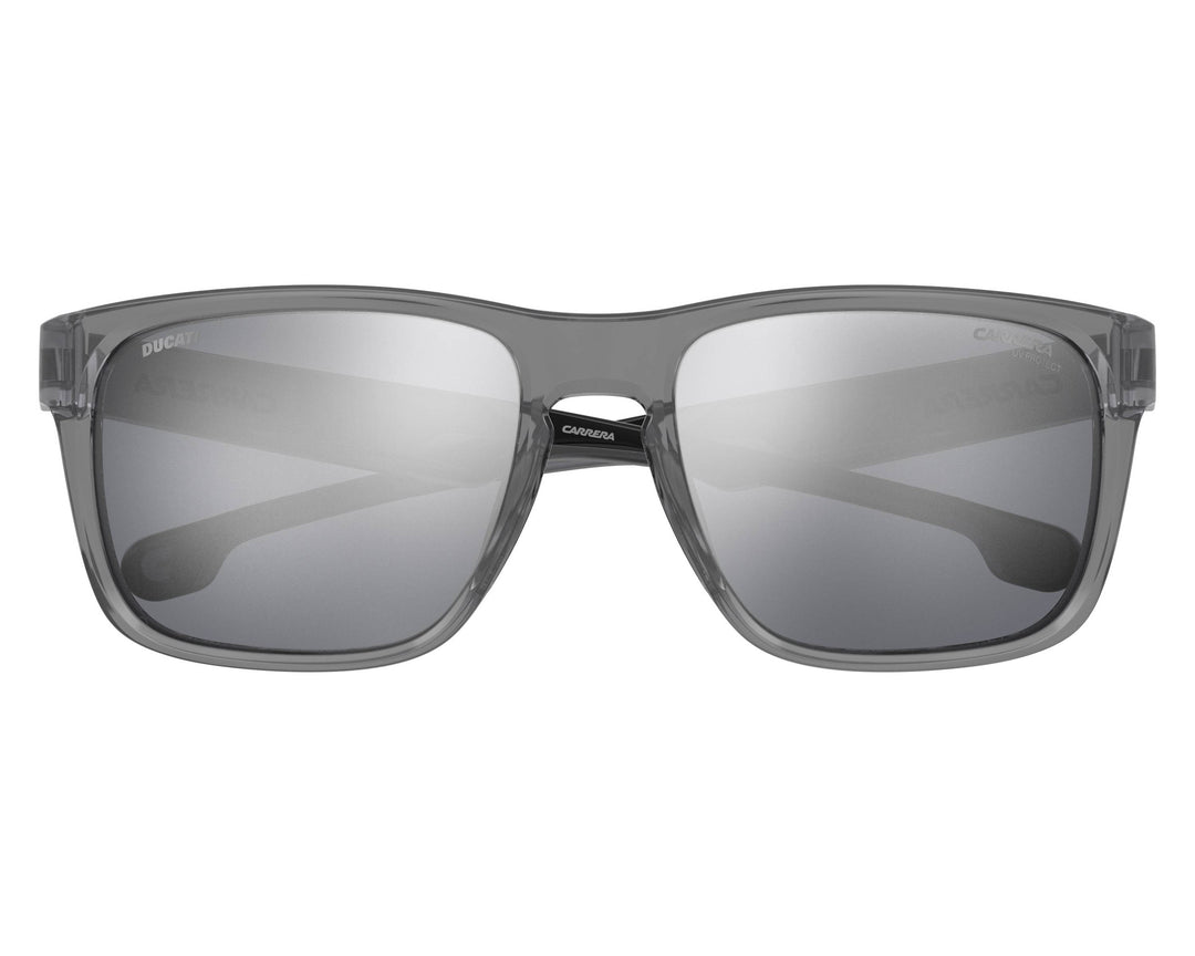 Carrera Ducatti 001/S Sunglasses in Transparent Grey Silver Mirror