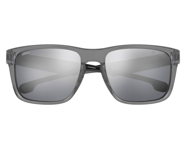 Carrera Ducatti 001/S Sunglasses in Transparent Grey Silver Mirror