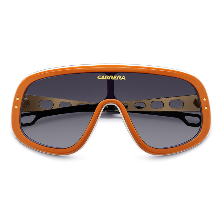Carrera Flaglab 17 Oversized Mask Sunglasses in Orange
