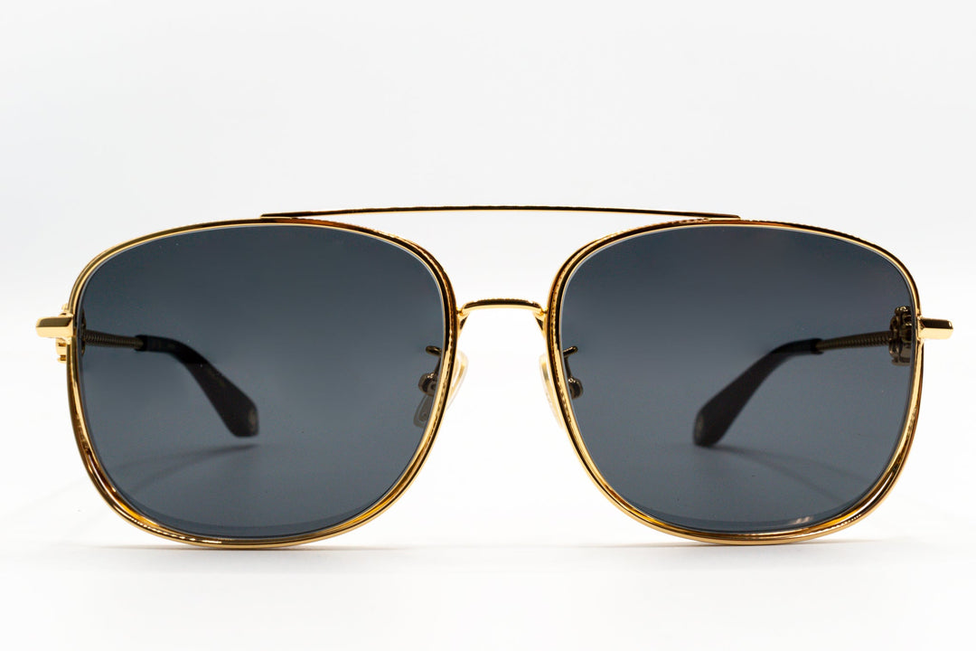 Gafas de sol ovaladas de pierna baja en negro Gucci GG1235S