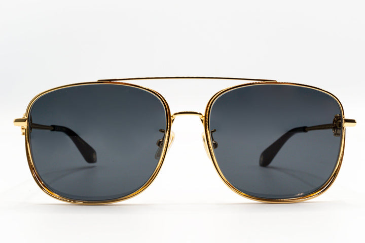 Gafas de sol ovaladas de pierna baja en negro Gucci GG1235S