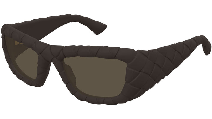 Bottega Veneta BV1303S Braided Sunglasses in Brown