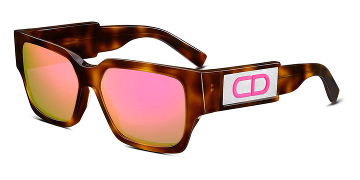 Dior CD SU Sunglasses in Havana Brown Mirror