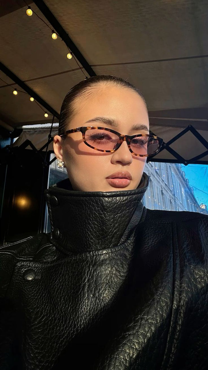 Miu Miu MUA06S Honey Havana Pink Sunglasses