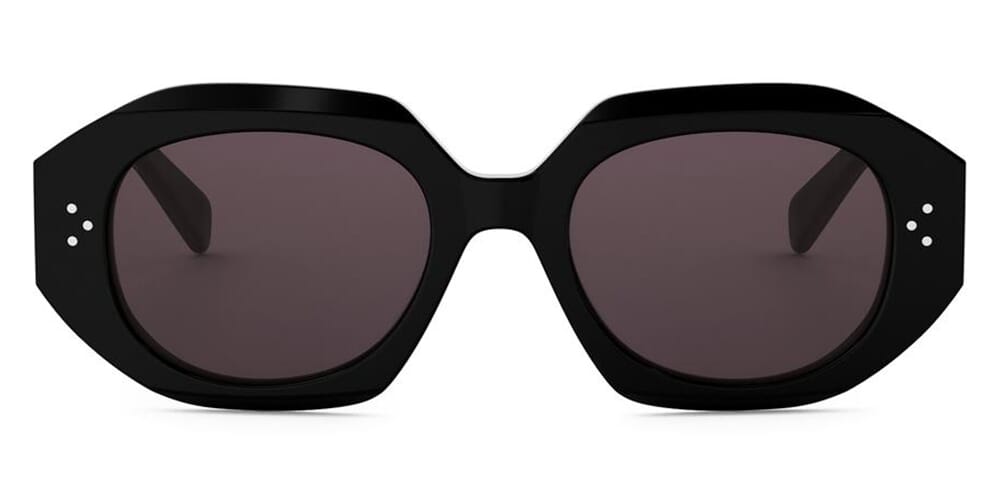 Celine CL40319F Black 3 Dots Geometric Sunglasses
