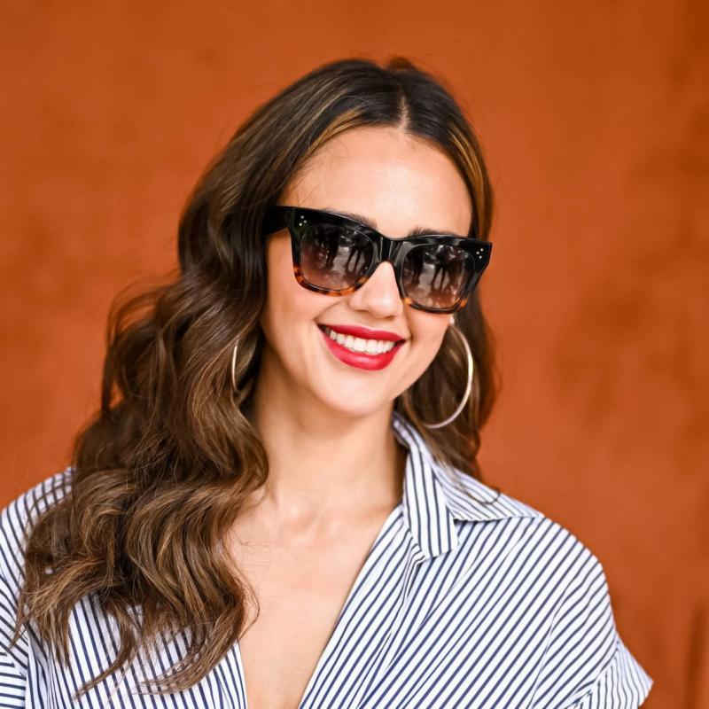 Celine CL4004IN Black Brown Two Toned Cat Eye Sunglasses