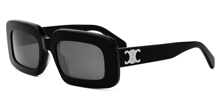 Celine CL40313U Black Rectangular Triomphe Sunglasses