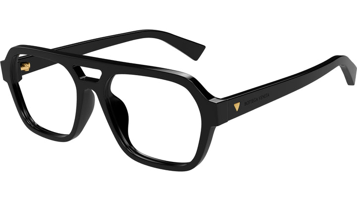 Bottega Veneta BV1336OA Black Pilot Frames