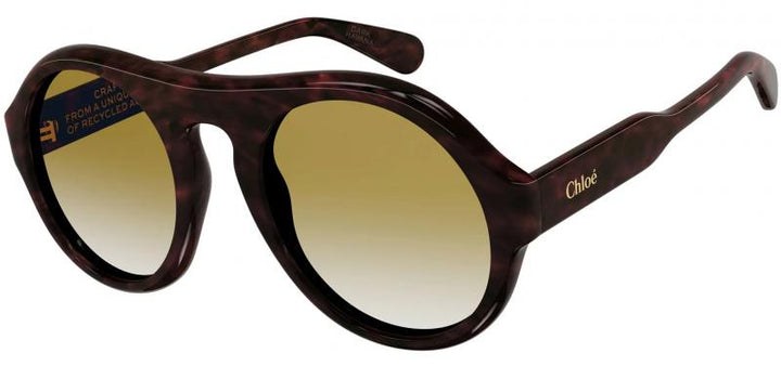 Chloe CH0151S Aviator Sunglasses in Brown