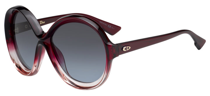 Dior Bianca Sunglasses in Burgundy Gradient