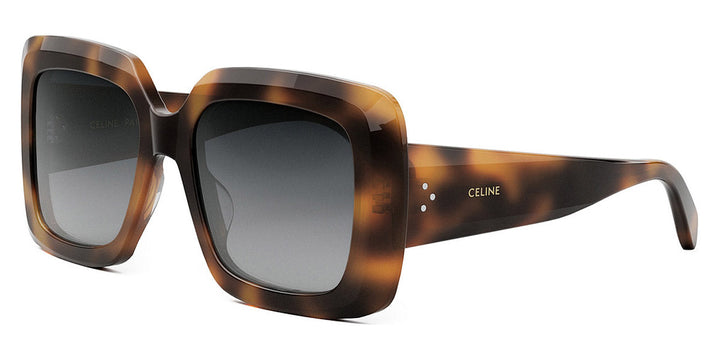Celine square sunglasses in Havana brown with dark square lenses