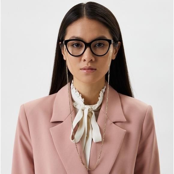 Gucci GG1024O Cat Eye Frames in Black with Chain