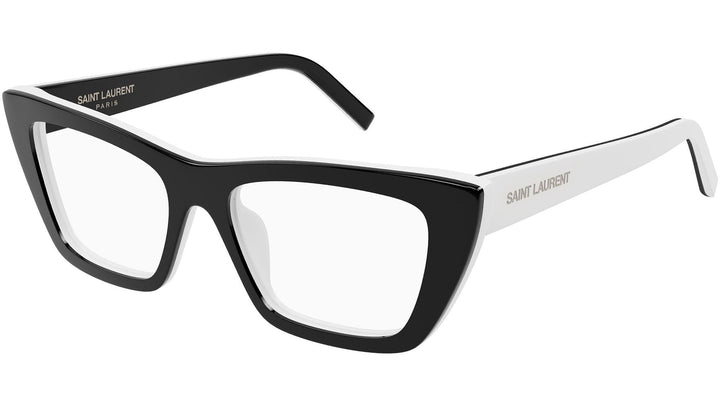Saint Laurent SL276 Opt Mica Cat Eye Frames in Black White
