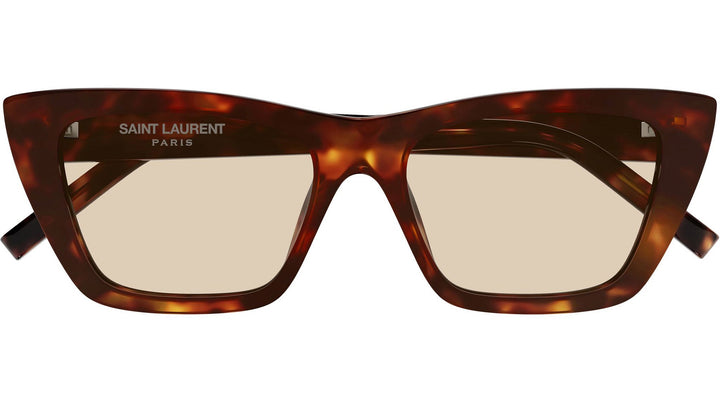 Saint Laurent SL276 Mica Cat Eye Sunglasses in Havana Brown