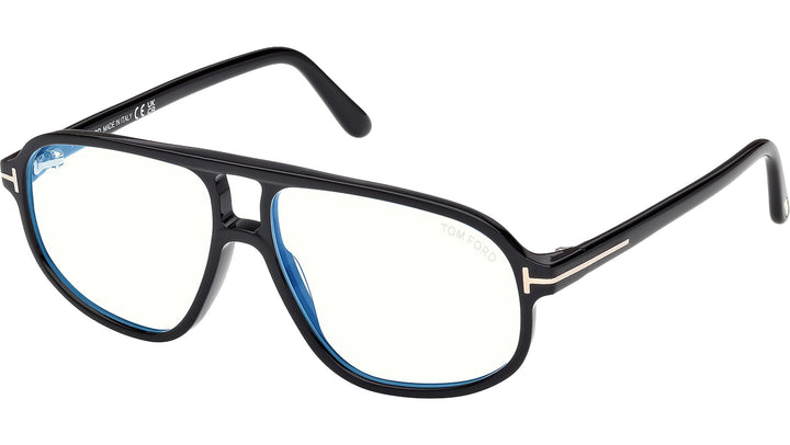 Tom Ford FT6082-B Black Aviator Bluelight Frames