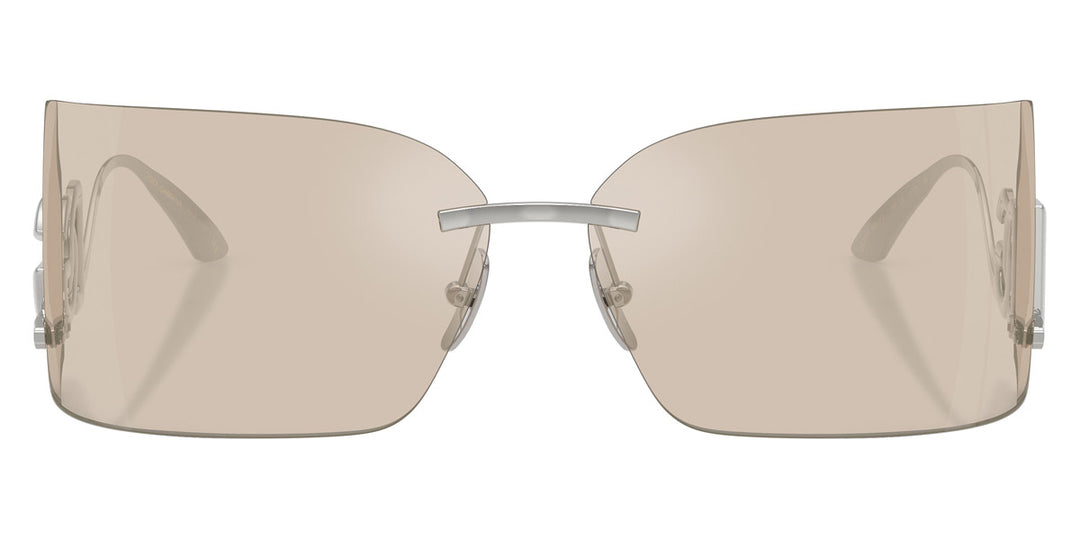 Dolce & Gabbana DG2319 Silver Shield Sunglasses