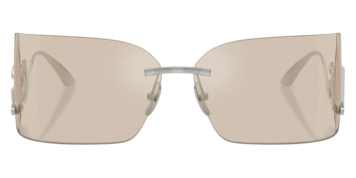 Dolce & Gabbana DG2319 Silver Shield Sunglasses