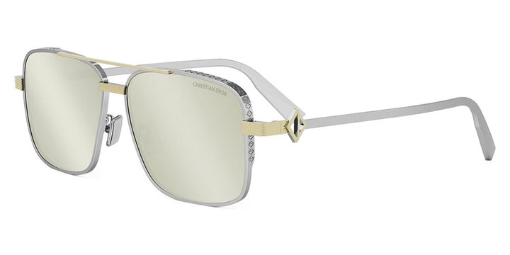Dior CD Diamond S9F Aviator Sunglasses in Two Toned Mirror