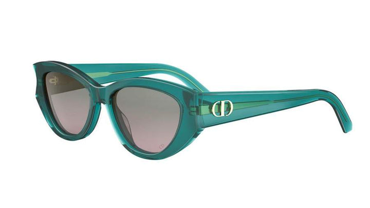 Dior DiorGlow B1I Cat Eye Sunglasses in Green