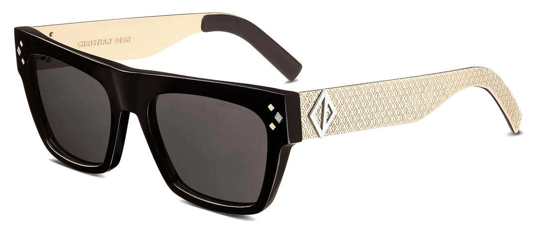Dior CDDiamond S8I Sunglasses in Black Gold