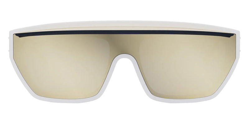 Dior DiorClub M7U Visor Mask Sunglasses in White Mirror