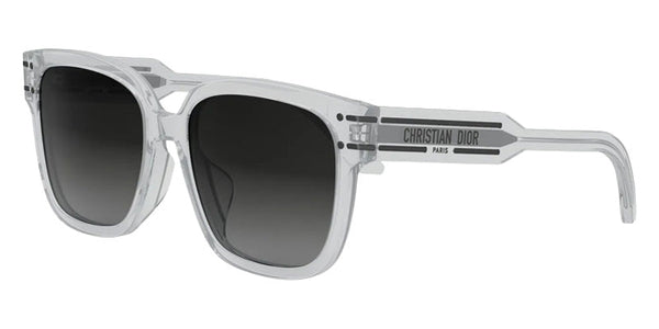 Dior アイボリー サングラス Dior Signature S7F Sunglasses in Transparent Grey | Designer Daydream