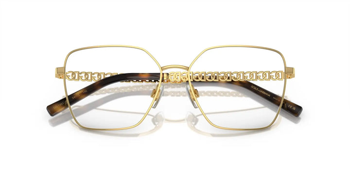 Dolce & Gabbana DG1351 Gold Metal Square Frames