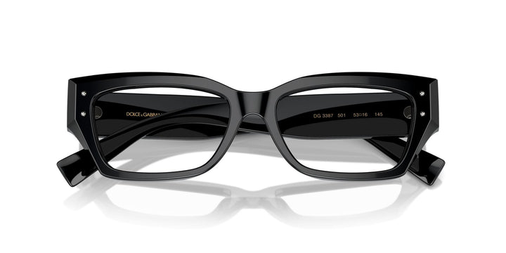 Dolce & Gabbana DG3387 Black Cat Eye Frames