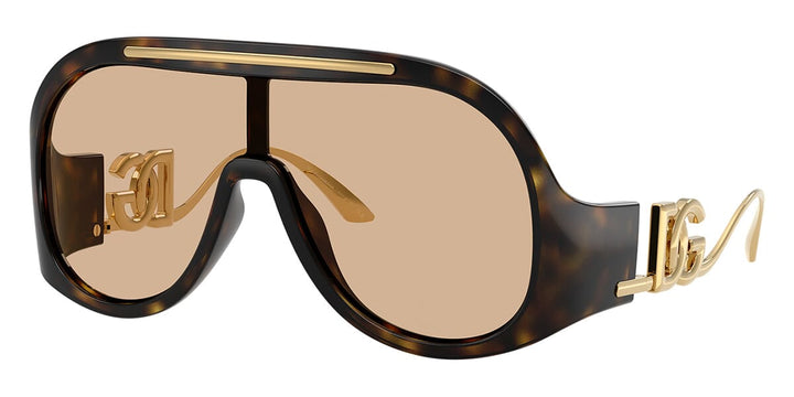 Dolce & Gabbana DG6202 Brown Aviator Sunglasses