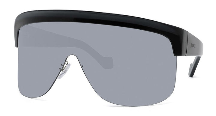Loewe LW40034U Oversized Mask Sunglasses in Black