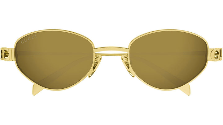Gucci GG1935S Geometric Sunglasses in Gold